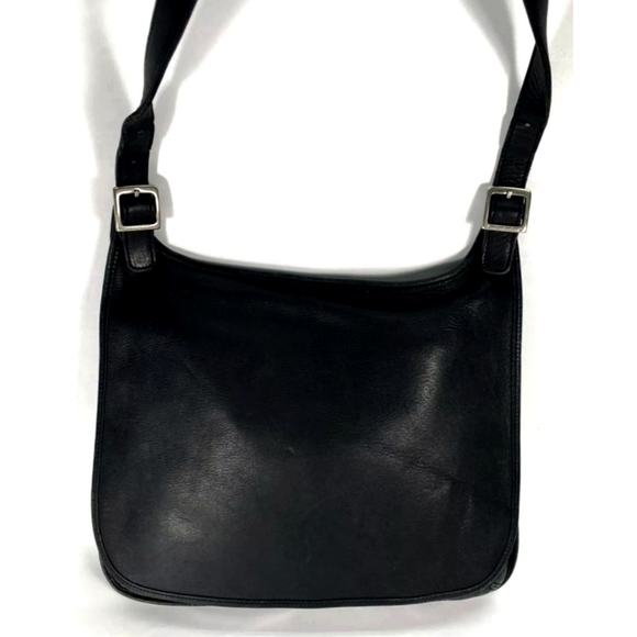 Coach 9134 Vintage Black Leather Legacy Saddle Bag - Picture 8 of 9